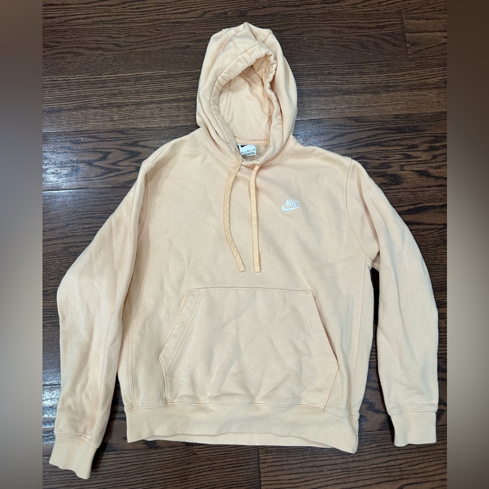 Nike Men's light orange/peach  Hoodie